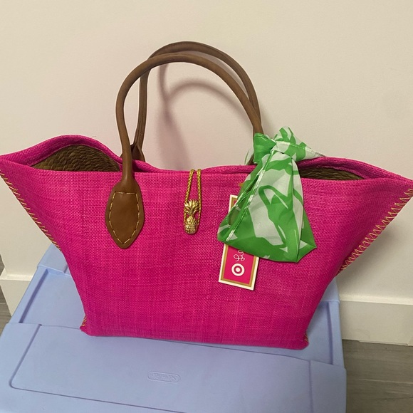 Lilly for Target woven bag NWT. Never used. - Picture 1 of 5